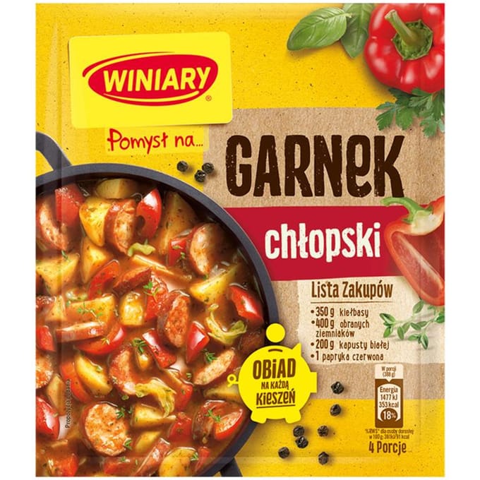 Winiary Idée pour... Pot paysan 40 g