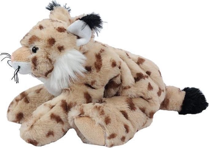 Pia Soft Toys - Pluche knuffeldier - Lynx liggend 34 cm