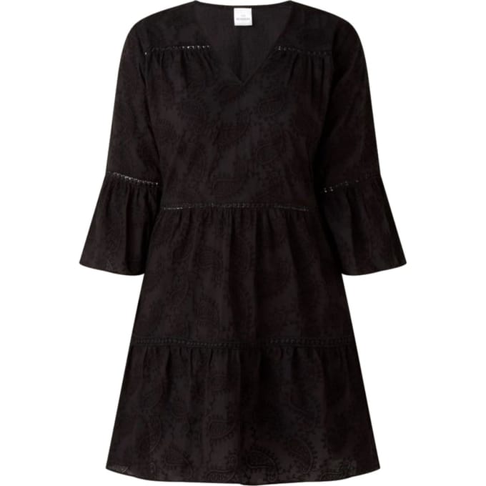 Beachlife Black Embroidery jurkje - dames - Maat L/XL