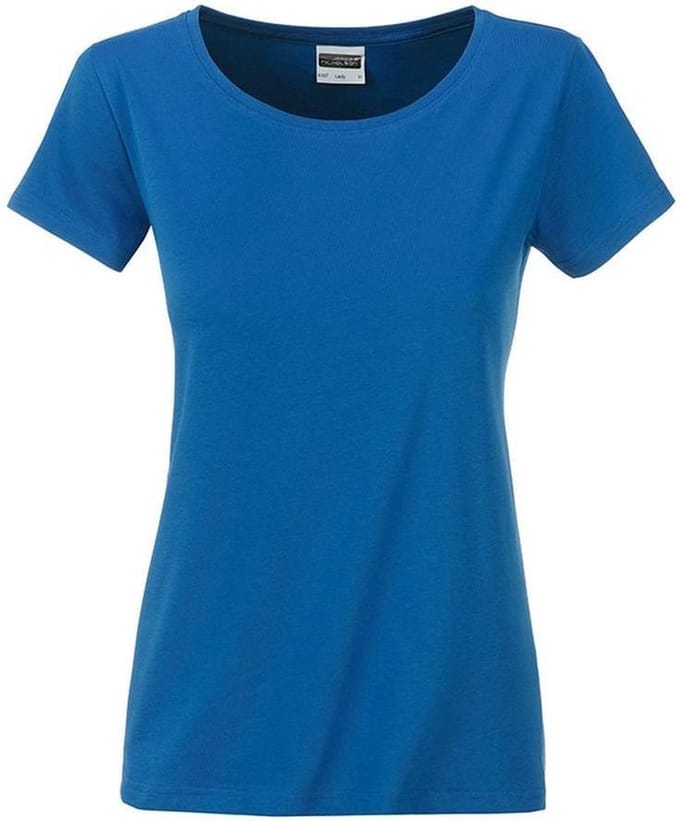 James and Nicholson Dames/dames Basic Organic Katoenen T-Shirt (Koninklijk)