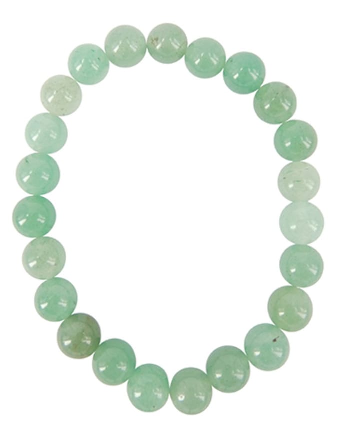 Aventurijn groen kralenarmband 8 mm