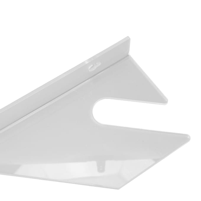 Skateboard Wandmontage Displayrek Acryl 3 Laags Horizontale Skateboard Wanddisplay Hanger voor white