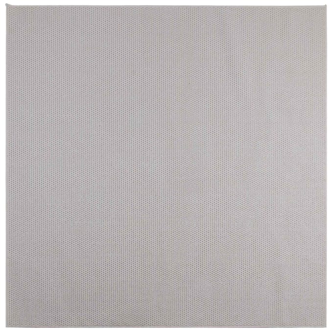 vidaXL - Binnen - kleed - LUGO - Crèmekleurig - 200 - x - 200 - cm - Polyester
