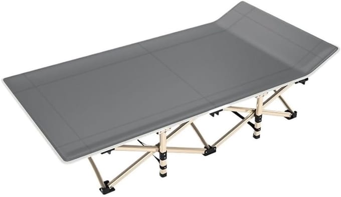 Opvouwbaar Campingbedje - Bijzetbed Draagbaar - Buiten Rusten - Stevig Stalen Frame - 190x80cm