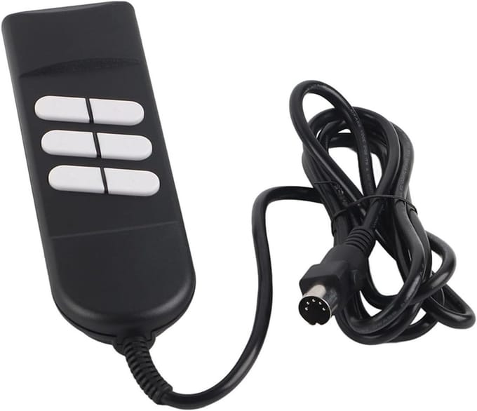 6 Button Sofa Controller Hand Switch voor Verstelbare Bedden en Meubels, 5 Pin Bed Remote Control en Zonligbed Vervanging