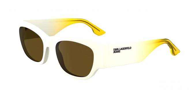 Karl Lagerfeld KLJ6168S Shiny white 52/19/145 UNISEX Zonnebrillen