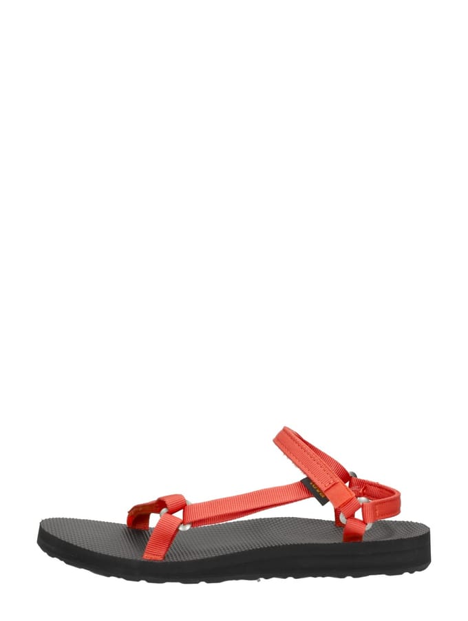 Teva ORIGINAL UNIVERSAL SLIM - Dames Sandalen - Zwart/Rood - Maat 36