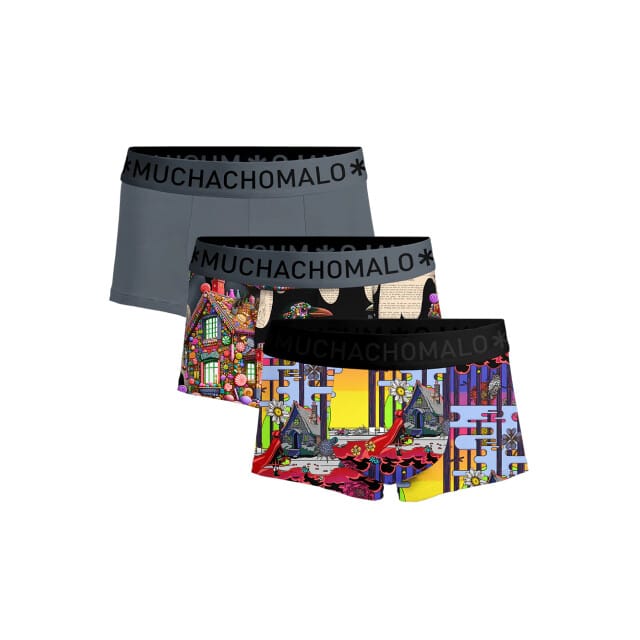 Muchachomalo Heren Trunks - 3 Pack - Maat 3XL - 95% Katoen - Mannen Onderbroek