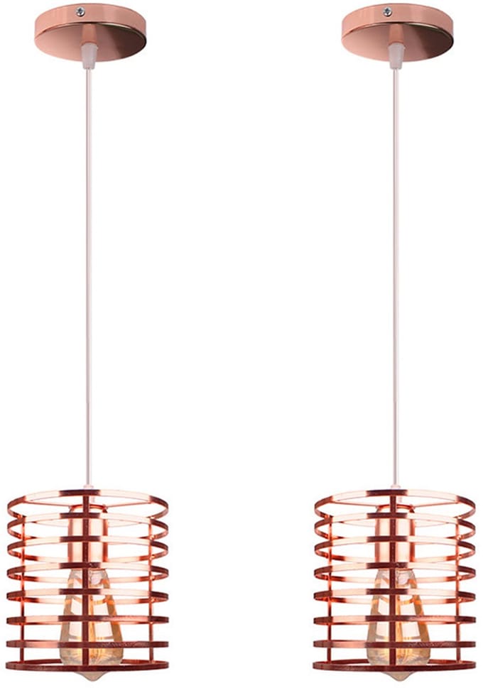 2 Stuks Hanglampen Slaapkamer Moderne E27 Kroonluchter Binnen Plafondlamp Roze