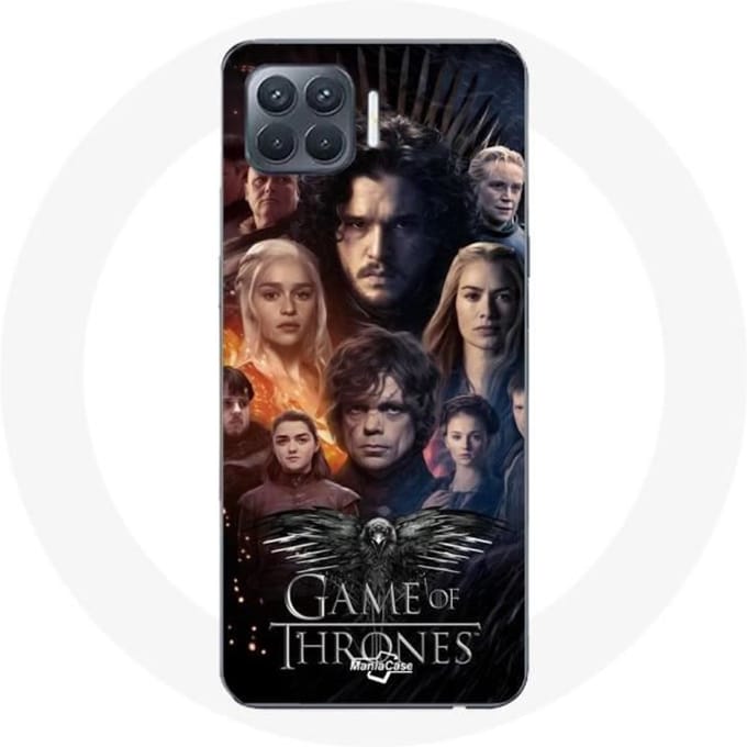 Coque - Game of Thrones - Oppo A93 - Rigide - Logo Aigle Gris - Protection Adulte