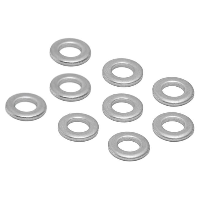 120 Stuks Platte RVS Ring 4mm Binnendiameter 7mm Buitendiameter Accessoireset Kit voor Onderhoud4807?0407?1000