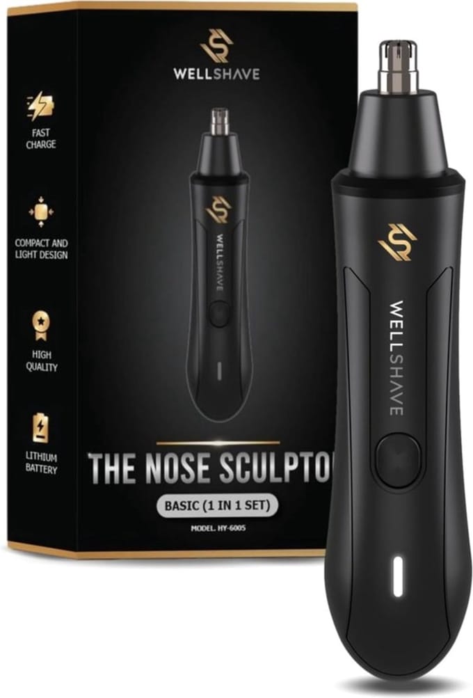 Neustrimmer Basic - Neushaar trimmer - Gezichtsverzorging - USB oplaadbaar - 166 cm - null