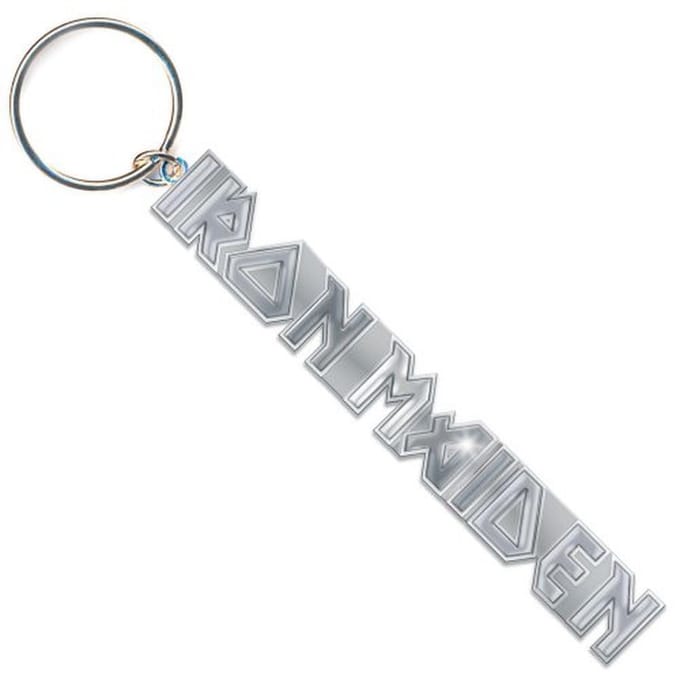 Iron Maiden - Logo With No Tails Sleutelhanger - Zilverkleurig