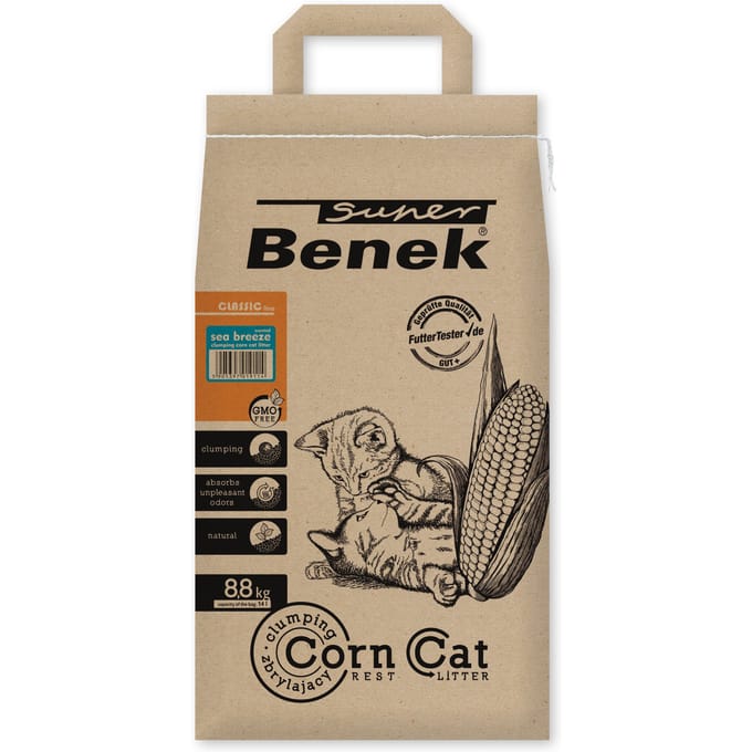 Super Benek Corn Cat Zeebries - 14 l (ca. 8,8 kg)