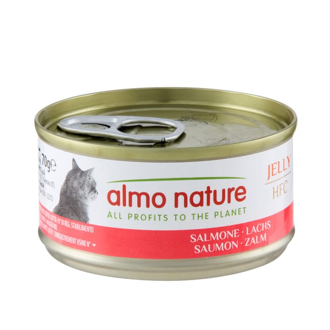 24 x 70 g Zalm Almo Nature HFC Natural kattenvoer