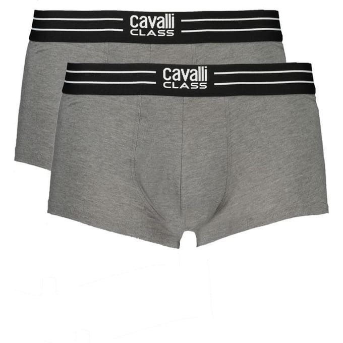 CAVALLI CLASS Boxers 2-Pack Grijs Maat L