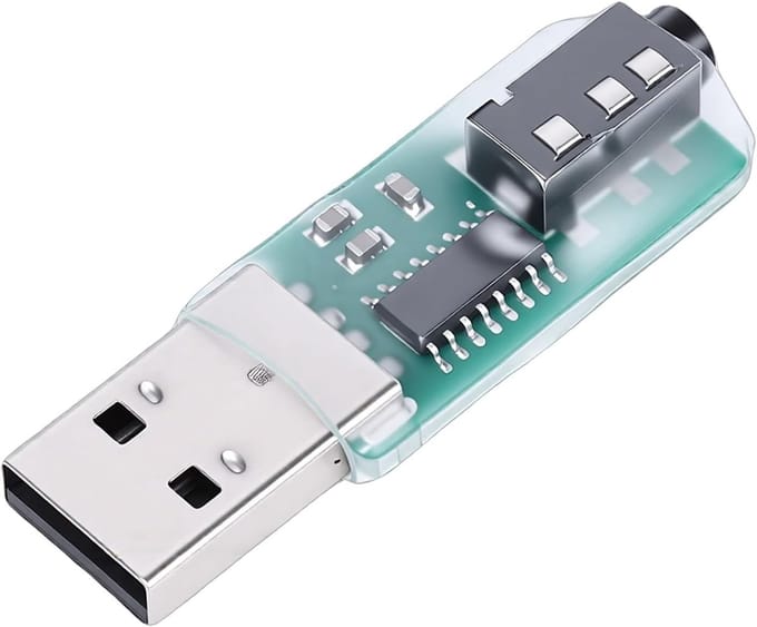 Morse Code Oefenadapter voor USB Sleuteltrainer - Draagbare Key Trainer voor Mobiele Computers, Ondersteunt VBand en CW Software Oscillator