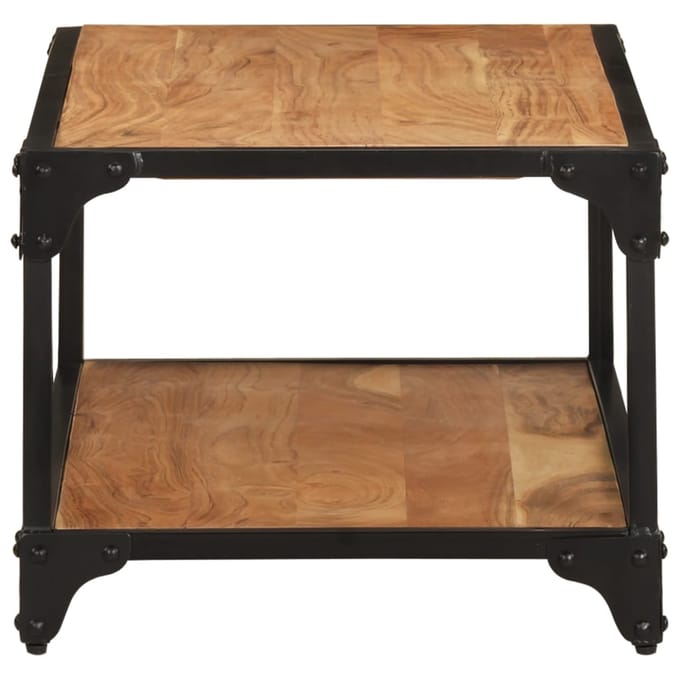 vidaXL - Salontafel - 90x45x35 - cm - massief - acaciahout