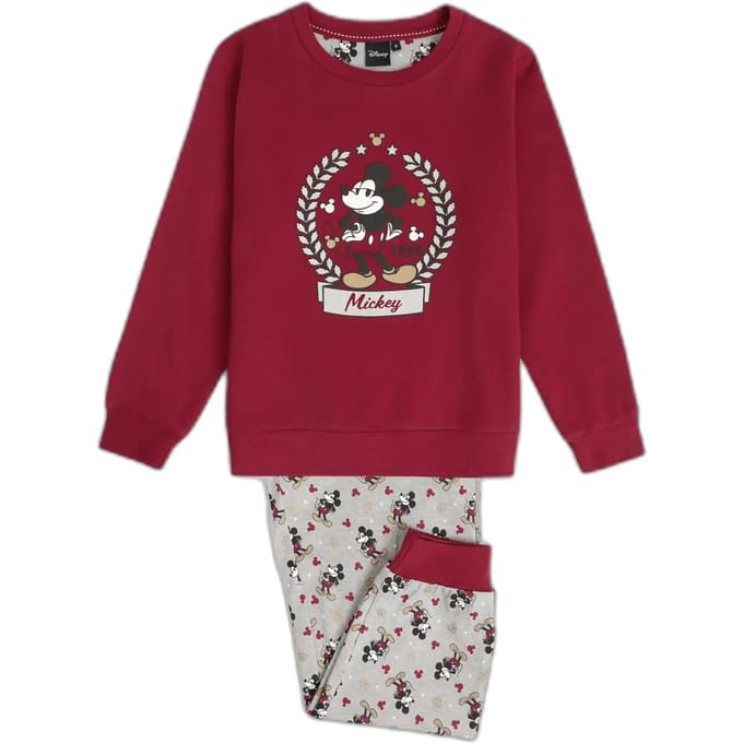 Pyjama met lange mouwen voor kinderen Disney King Mickey