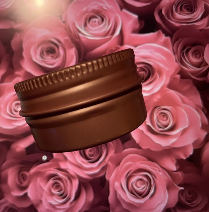 Lippenbalsem Roze Rozen 30 gr. Puur Natuur!! van OmAnne Prijs Inclusief Verzending!!