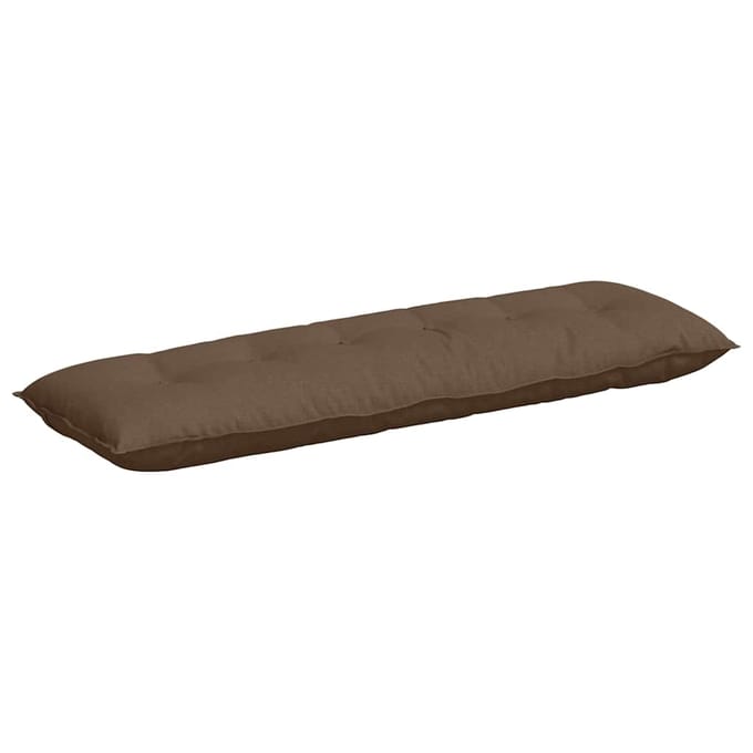vidaXL - Rugkussen - Bruin - 200 - x - 19 - x - 50 - cm - Stof