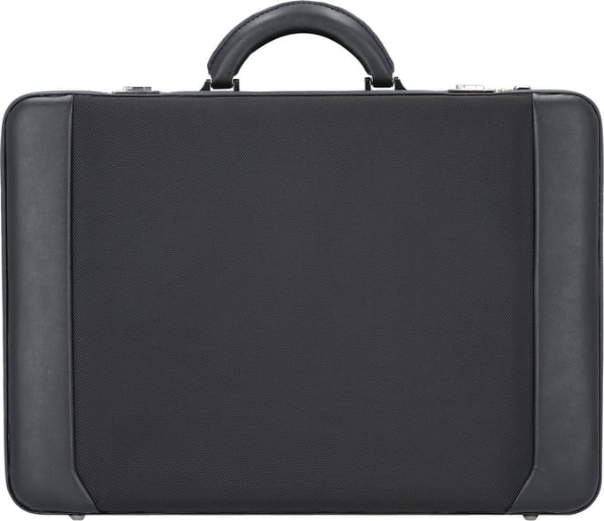 Alassio attachékoffer - MODICA - kunstleer - zwart - JU-45039