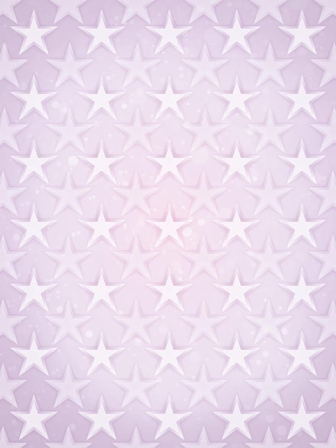 Stars Pattern Purple Photo Wallcovering