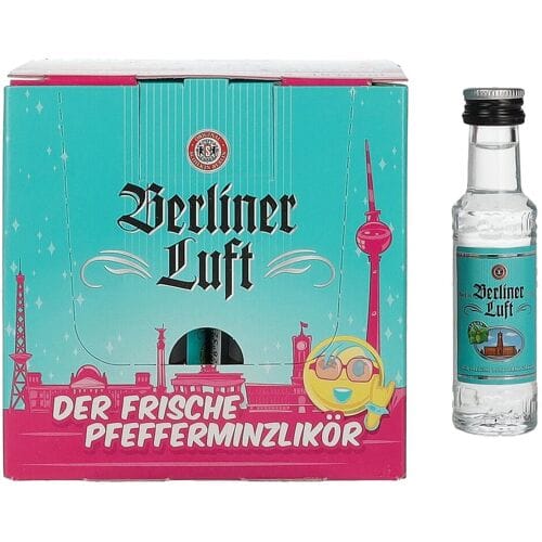 Berliner Luft DER FRISCHE Pfefferminzlikör 18% Vol. 24x0,02l