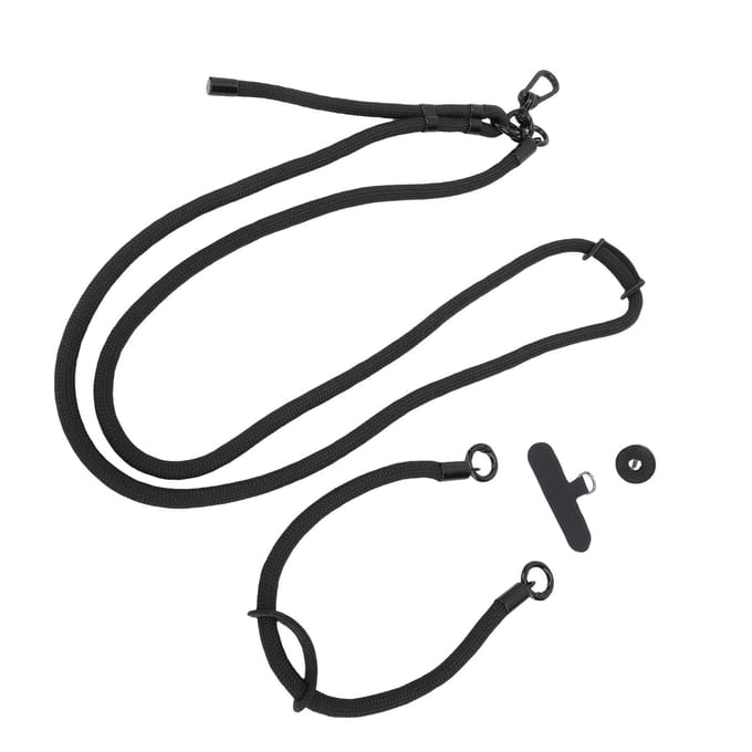 Camera Nek- en Polsband Geschikt voor Insta360 X5 X4 X3 Camera Anti-verlies Anti-val Lanyard black
