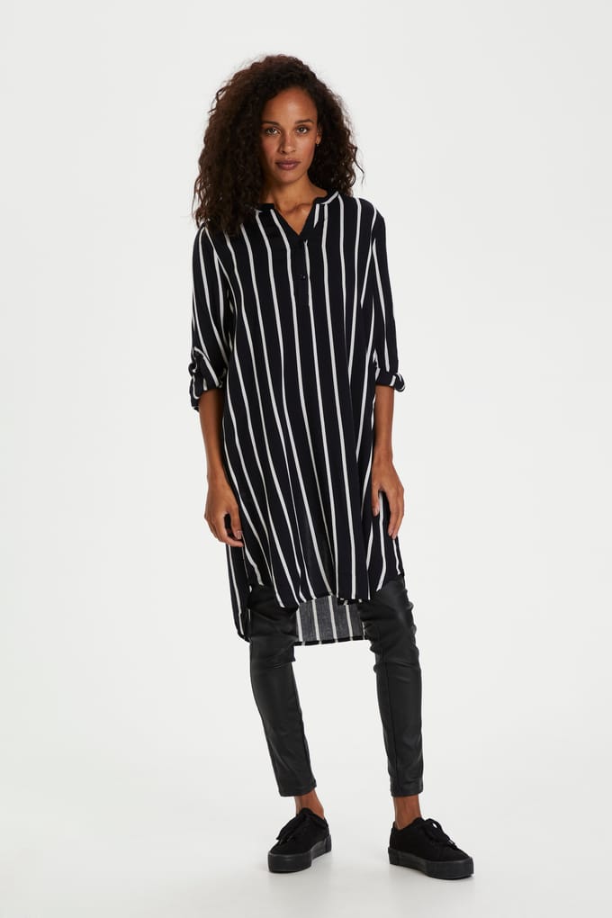 Kaffe blousejurk marana Wit-34