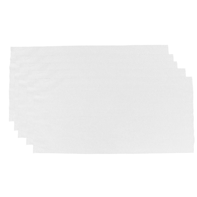 100 stuks Wegwerp Haandoeken Sterke Waterabsorptie Pareltextuur Zachte Houtpulp Katoenen Handdoeken white