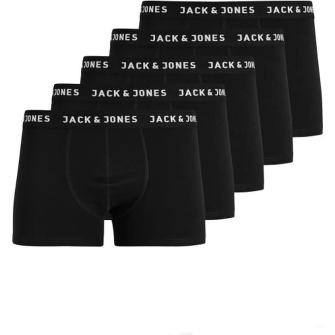 JACK&JONES - Maat M - ACCESSORIES JACHUEY TRUNKS 5 PACK NOOS Heren Onderbroek