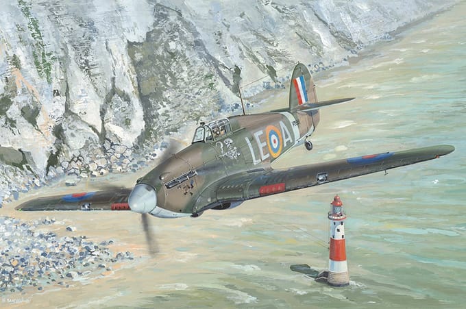 HobbyBoss Modelbouwpakket Militaire voertuigen - 81777 Hurricane Mk.I Plastic - 1:48 - Modelbouw