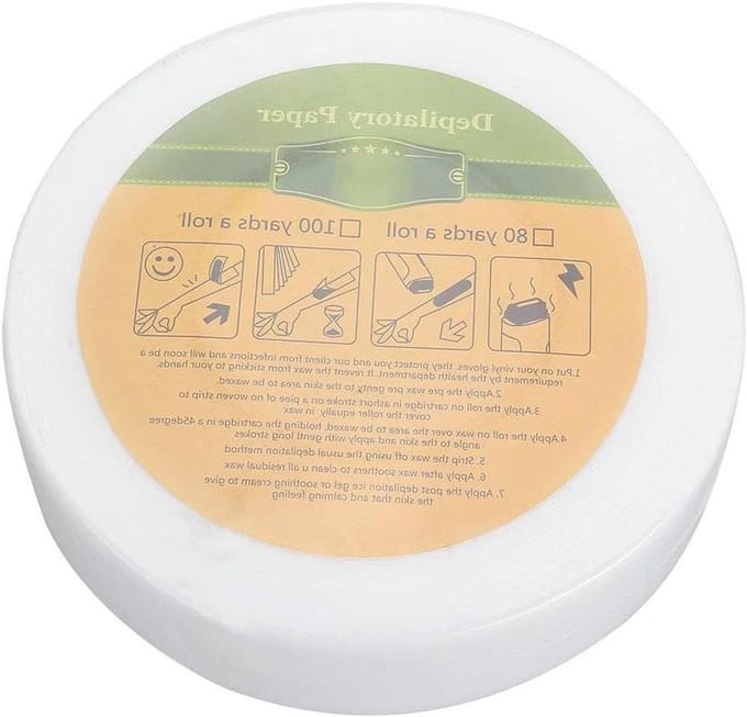 Ontharingspapier Rol - Wax Strips - Gladde Huid - Niet-geweven Stof - 100 Yd - Wit