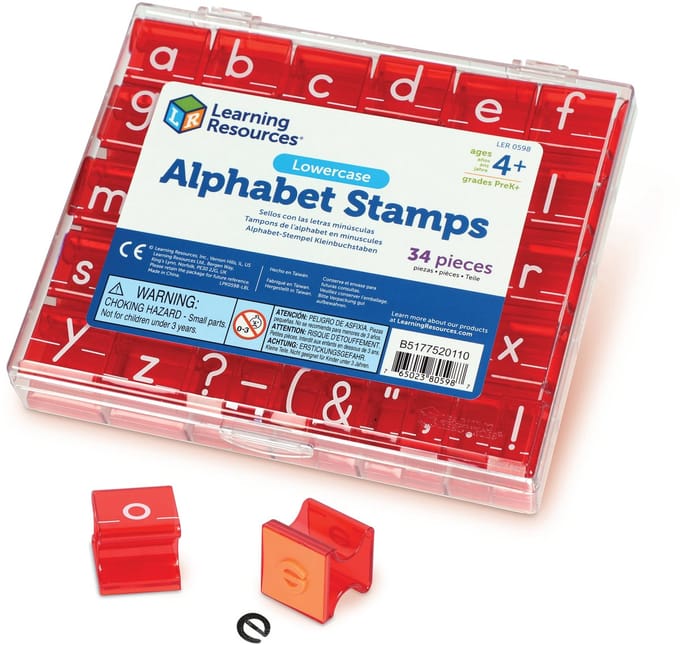 Alfabetstempels - kleine letters - 4+