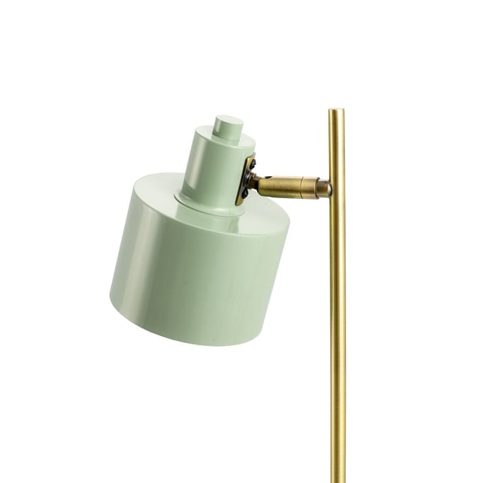 Dyberg Larsen Tafellamp olijf/messing metaal H43 cm D20,5 cm Ocean