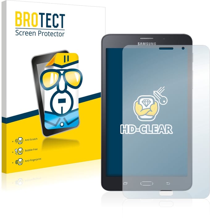 BROTECT - Screenprotector voor Samsung Galaxy Tab A6 7.0 4G - Folie Beschermfolie transparant 2 Stuks