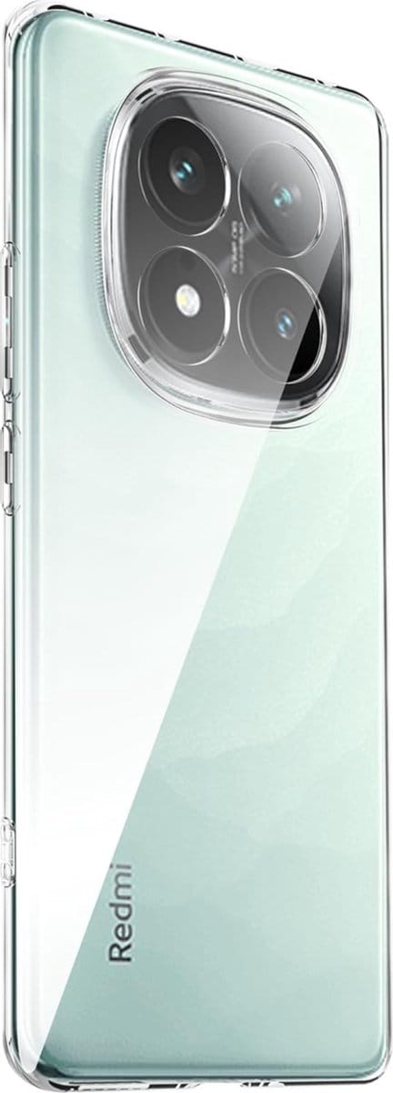 Hoesje voor Xiaomi Redmi Note 14 Pro Plus 5G backcover Shockproof siliconen Transparant