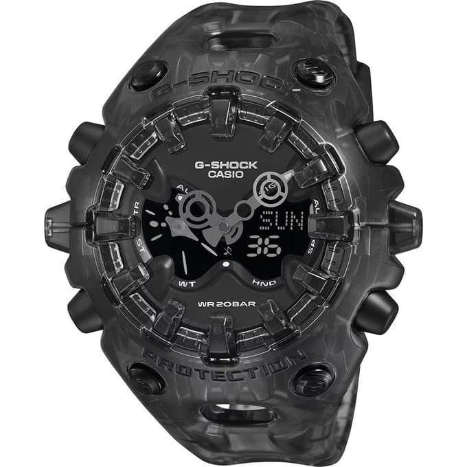 G-Shock Classic Style GA-V01SKE-8AER Big Case Transparant Horloge