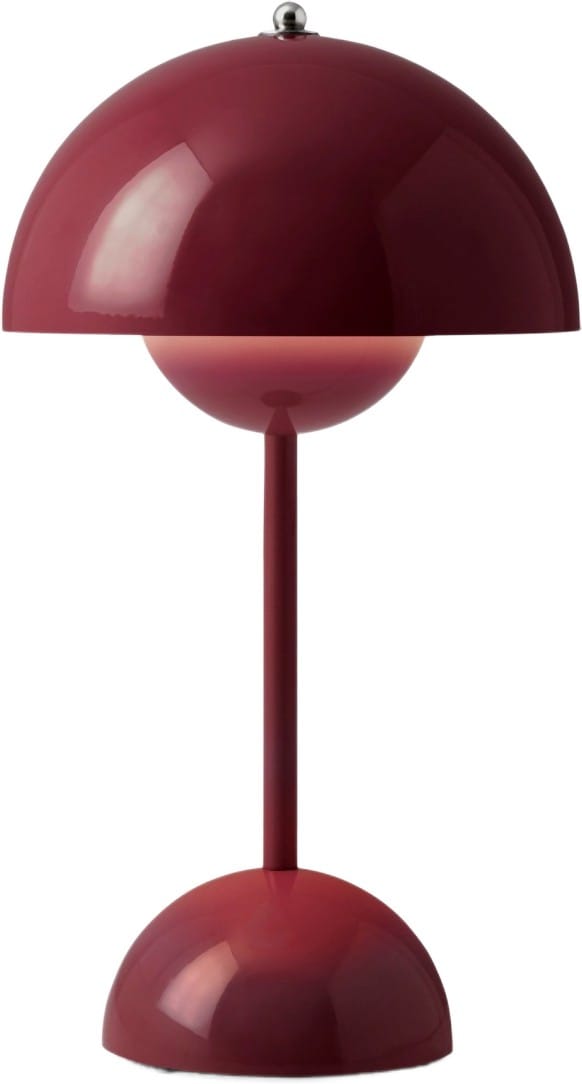 &Tradition Oplaadbare tafellamp Flowerpot VP9 - dark plum