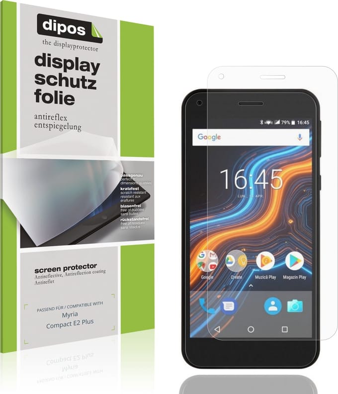 dipos – 4x Matte Beschermfolie geschikt voor Myria Compact E2 Plus | Krasbestendige & antireflecterende Screenprotector Ultra-Thin