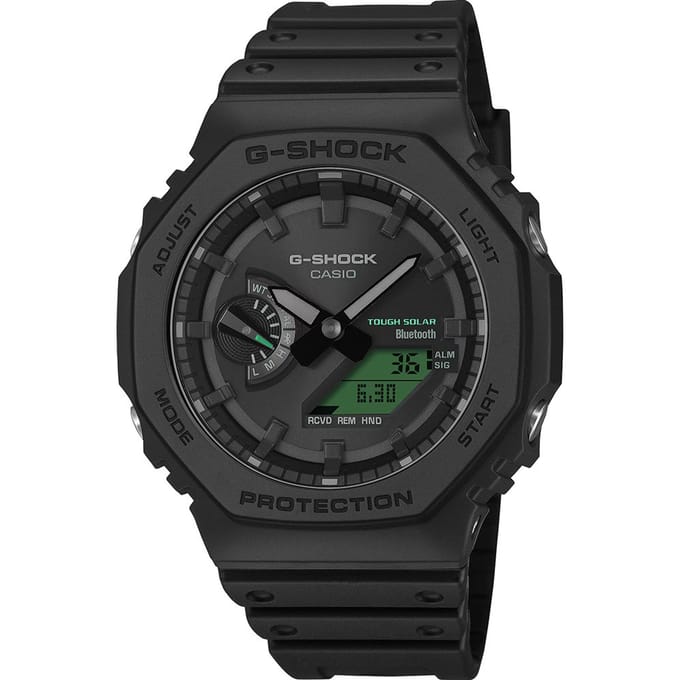 G-Shock Classic Style GA-B2100BEG-1AER Carbon Core Guard - Electro Green Horloge