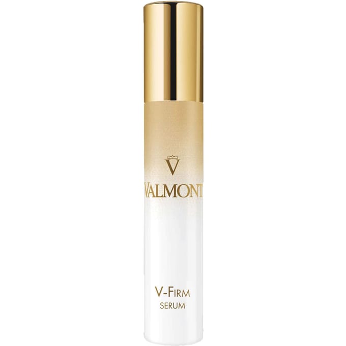 Valmont V-Firm Serum voor verbeterde huidversteviging en contourcorrectie.