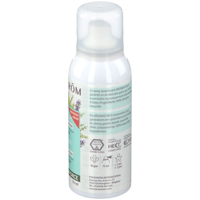 Pranarom - Zuiverende spray Ravintsara - Tea tree - Bio - Bio - 75 ml
