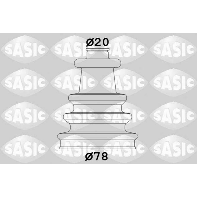 Balgenset, aandrijfas SASIC 2933743