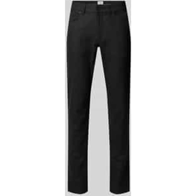 Slim fit stoffen broek met viscose in 5-pocketmodel, model 'Chuck'