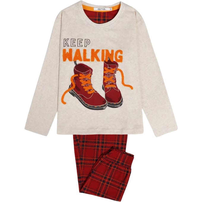 Meisjes pyjama met lange mouwen Admas Keep Walking