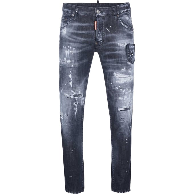 Dsquared2 Skater jeans zwart