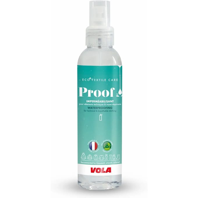 Vola Proof Spray - spray uw kleding weer waterdicht - impregneer spray - skikleding waterproof - 250ML
