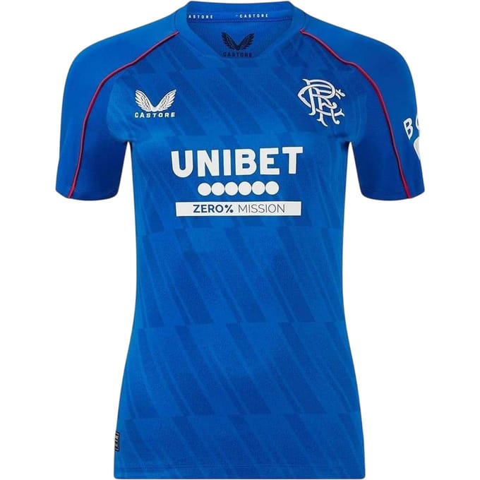 Castore Dames 2024 2025 Rangers FC Voetbalshirt (Blauw)